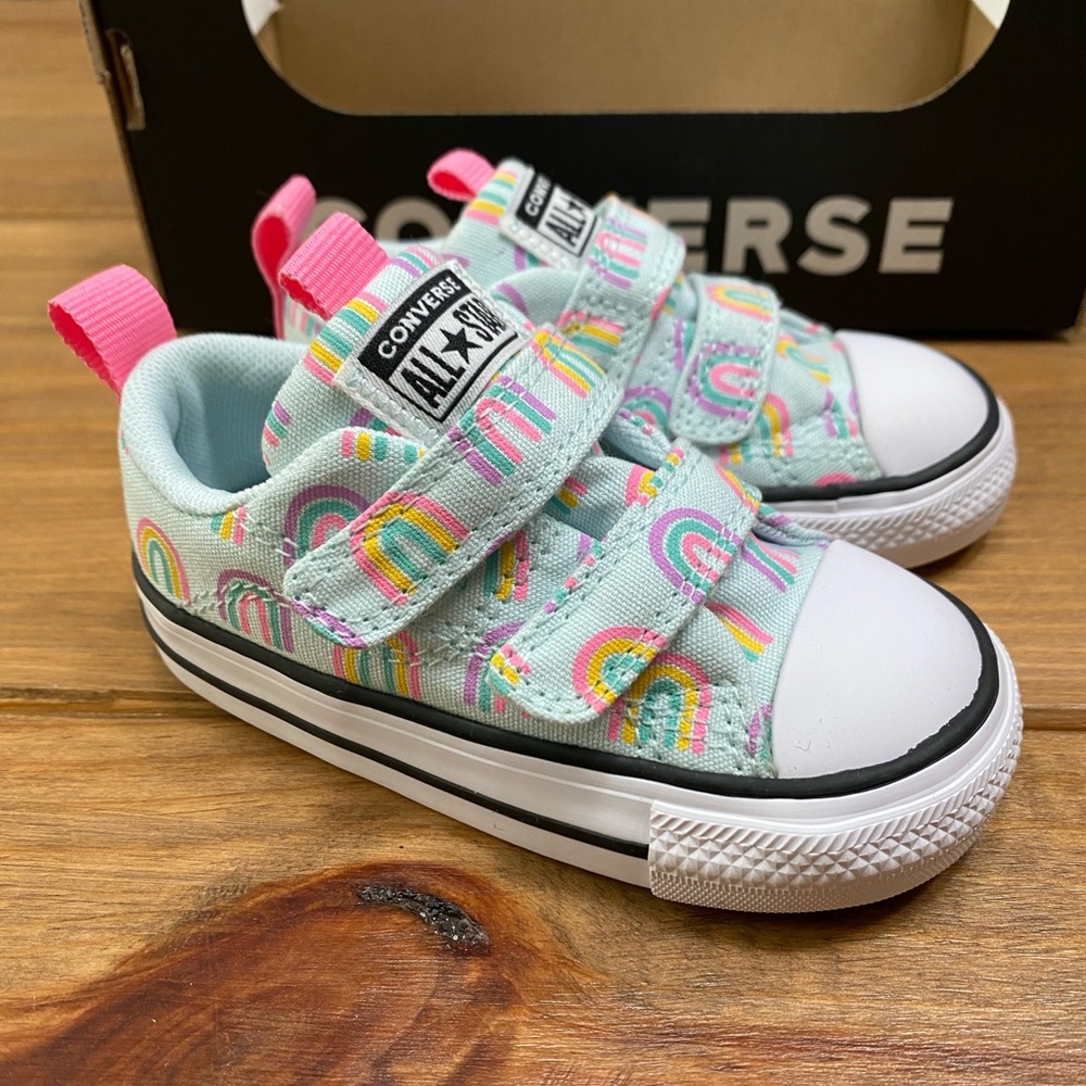 • Toddler Rainbow Converses •